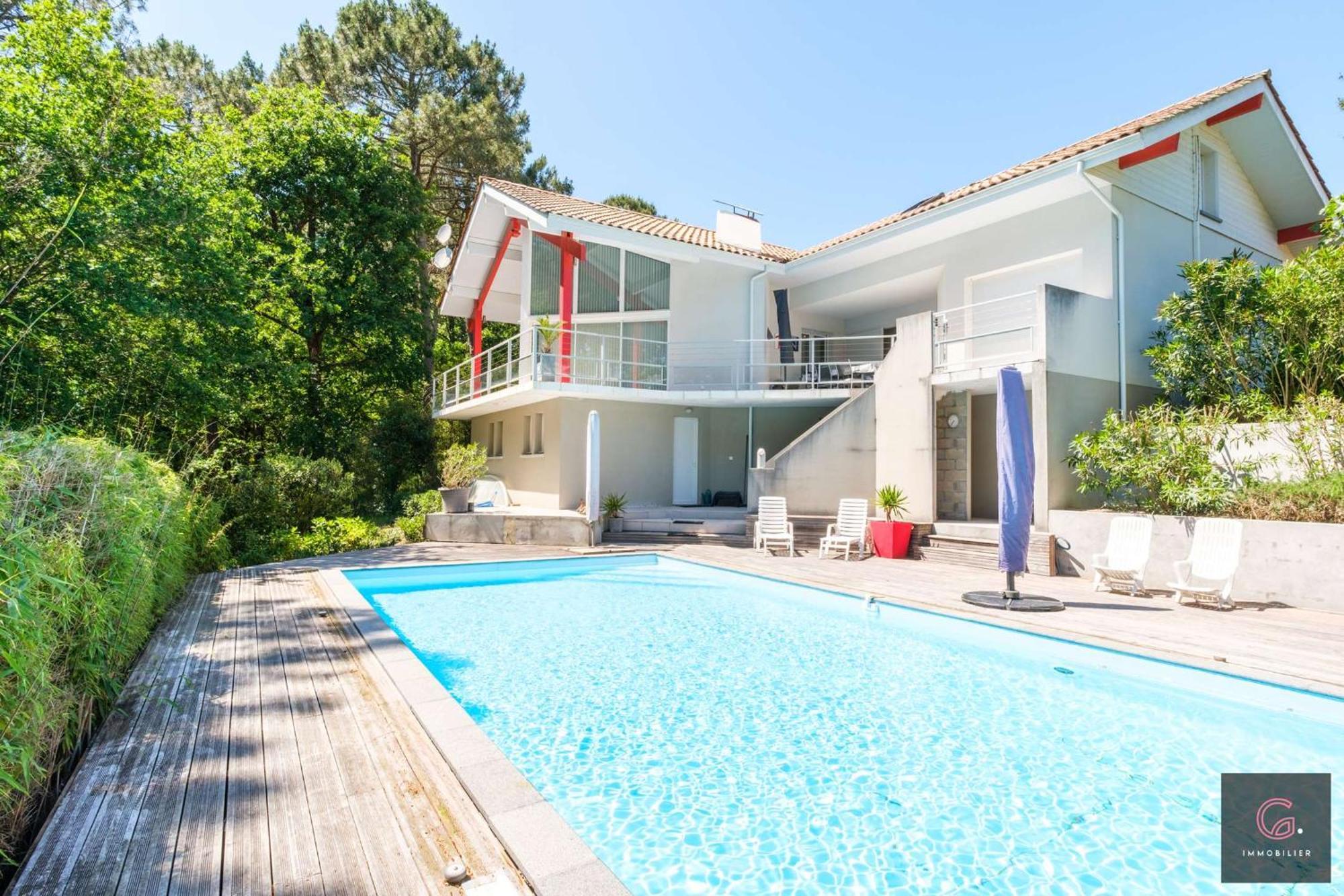 Villa Avec Piscine Pour 9 Personnes Au Golf De 비스카로세 외부 사진