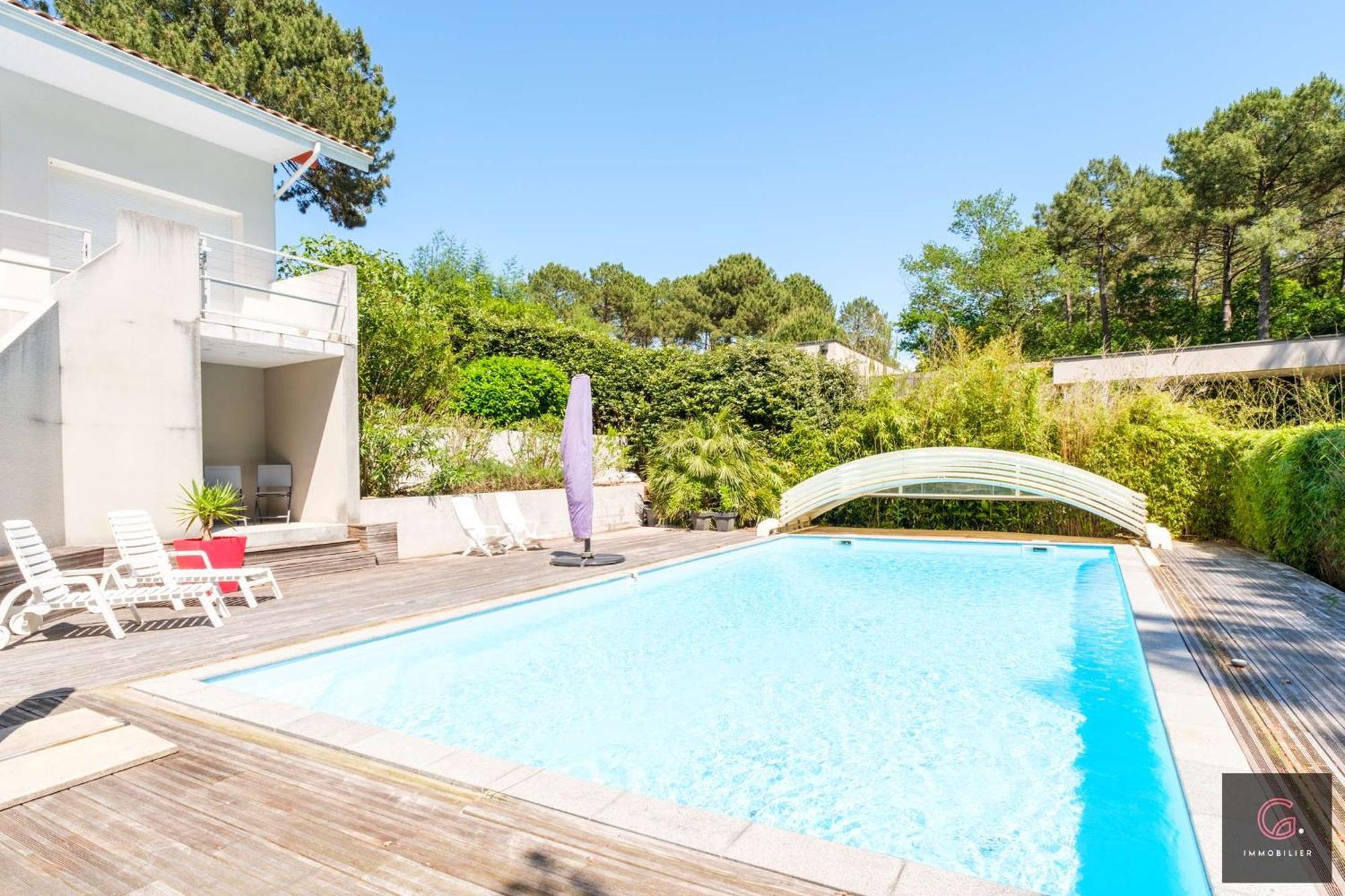 Villa Avec Piscine Pour 9 Personnes Au Golf De 비스카로세 외부 사진